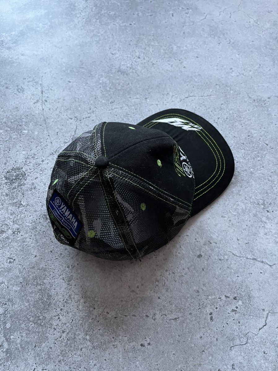 NASCAR × Yamaha Yamaha Tech3 Racing F1 Black Camo Mesh Cap Y2K Nascar Rare Size ONE SIZE - 5 Thumbnail