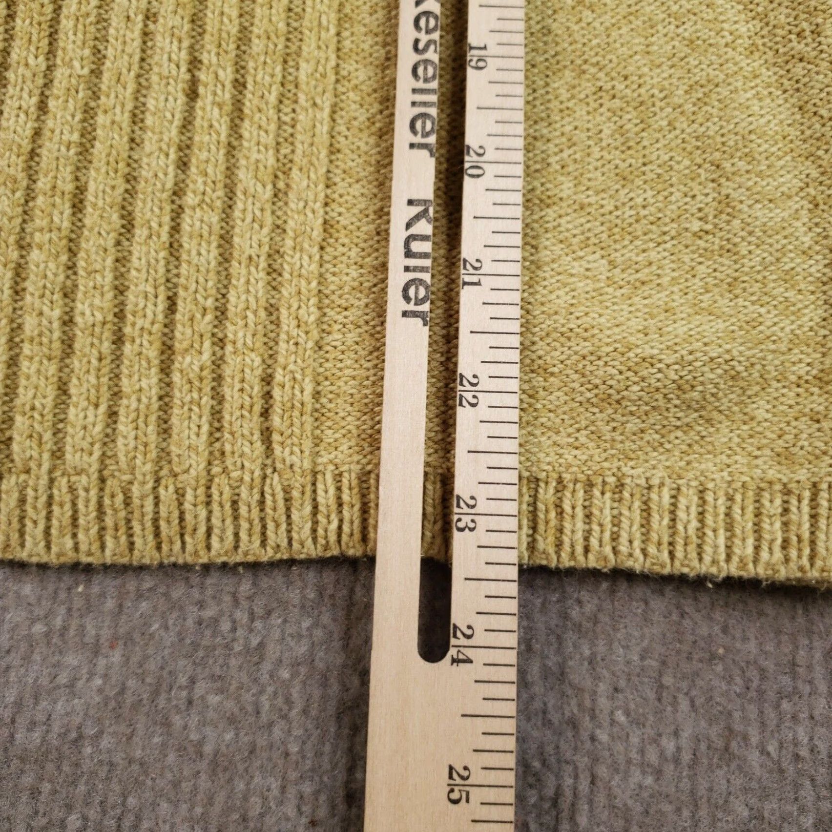 Vintage Sundance Sweater Womens Medium Yellow Gold Pullover Turtleneck Knit Casual Size M / US 6-8 / IT 42-44 - 5 Thumbnail