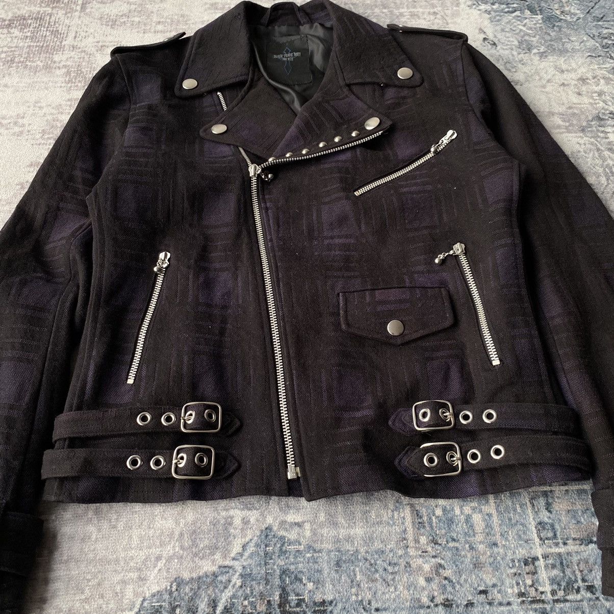 14th Addiction × If Six Was Nine × Le Grande Bleu (L.G.B.) Black Peace Now Punk Rider Jacket Size US M / EU 48-50 / 2 - 5 Thumbnail