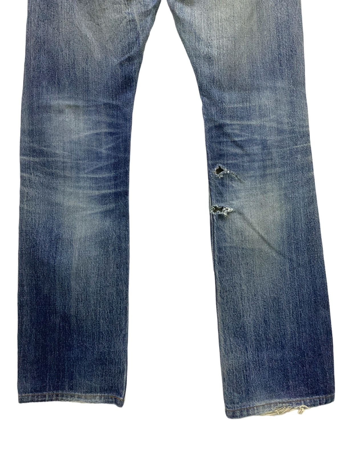 20471120 × If Six Was Nine × Japanese Brand Red Ear Distress Y2k Junya Style Selvedge Jeans (A10) Size US 31 - 9 Thumbnail