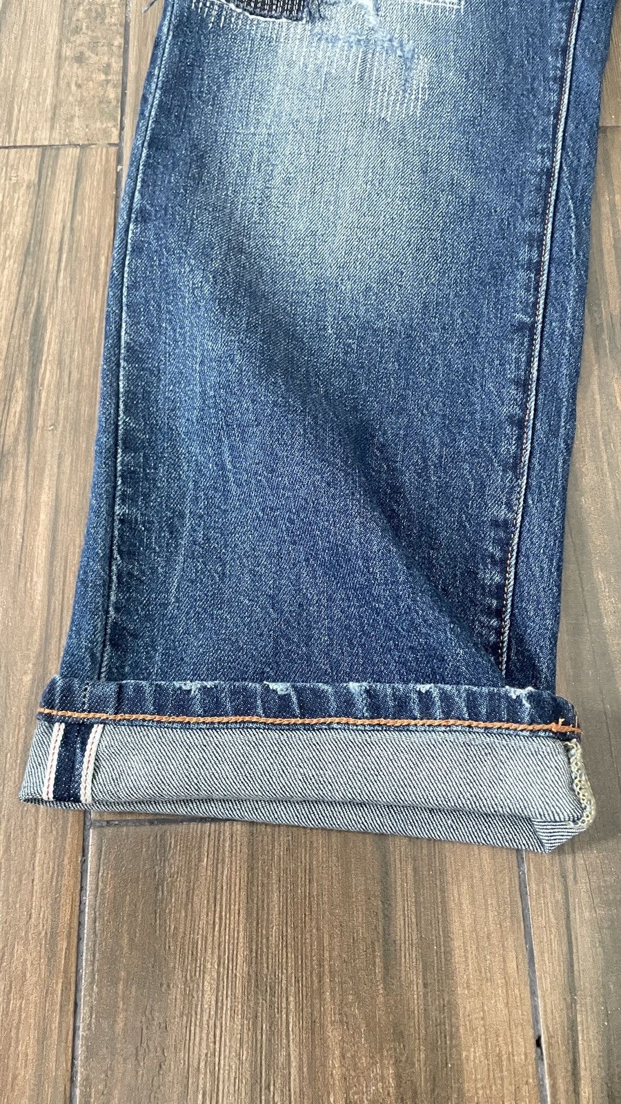 FDMTL FDMTL CLASSIC FIT BORO PATCHWORK DESIGN SELVEDGE DENIM Size US 32 / EU 48 - 10 Thumbnail