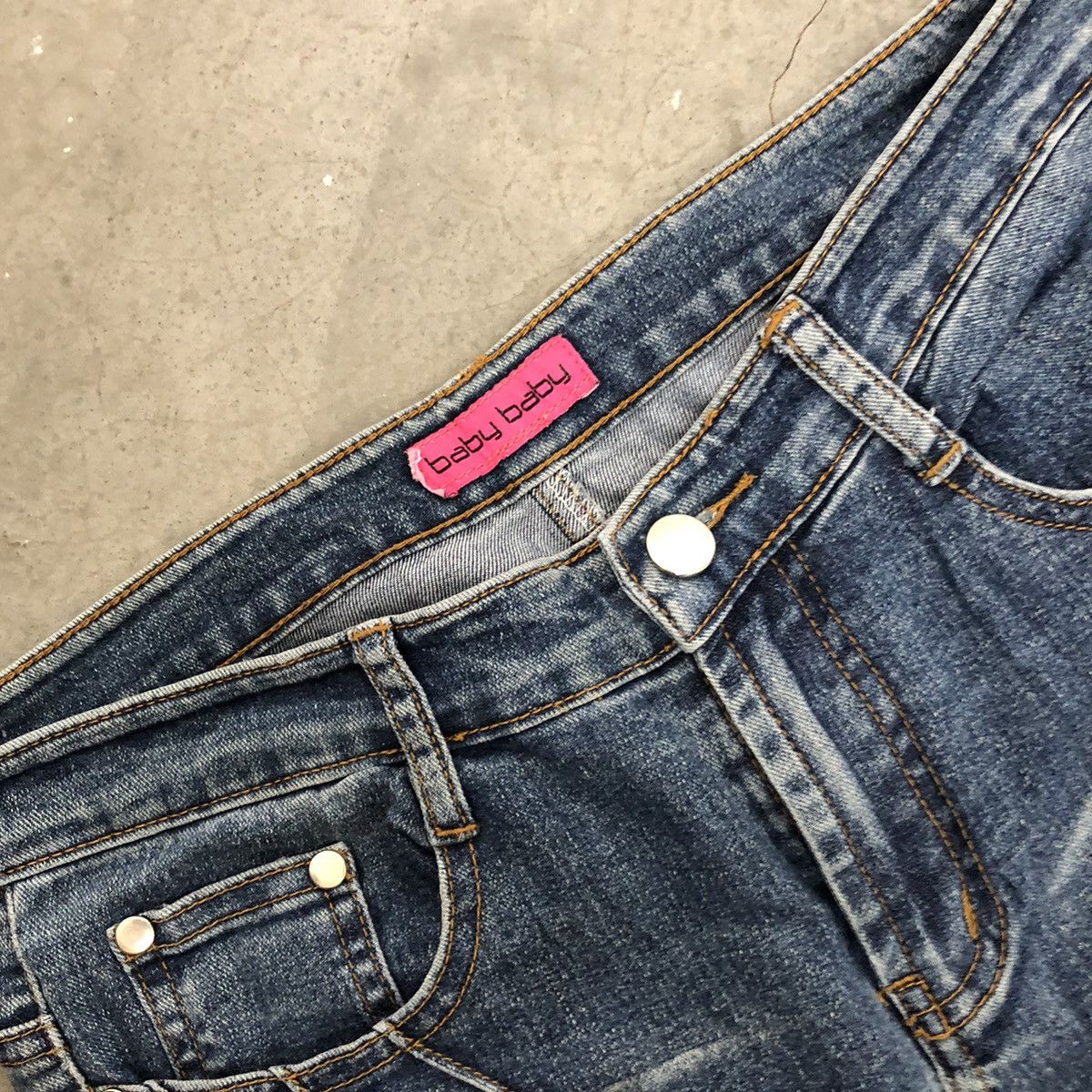 Designer Baby Baby Corduroy Knee Flared Pants 🍒 Size US 28 / EU 44 - 5 Thumbnail