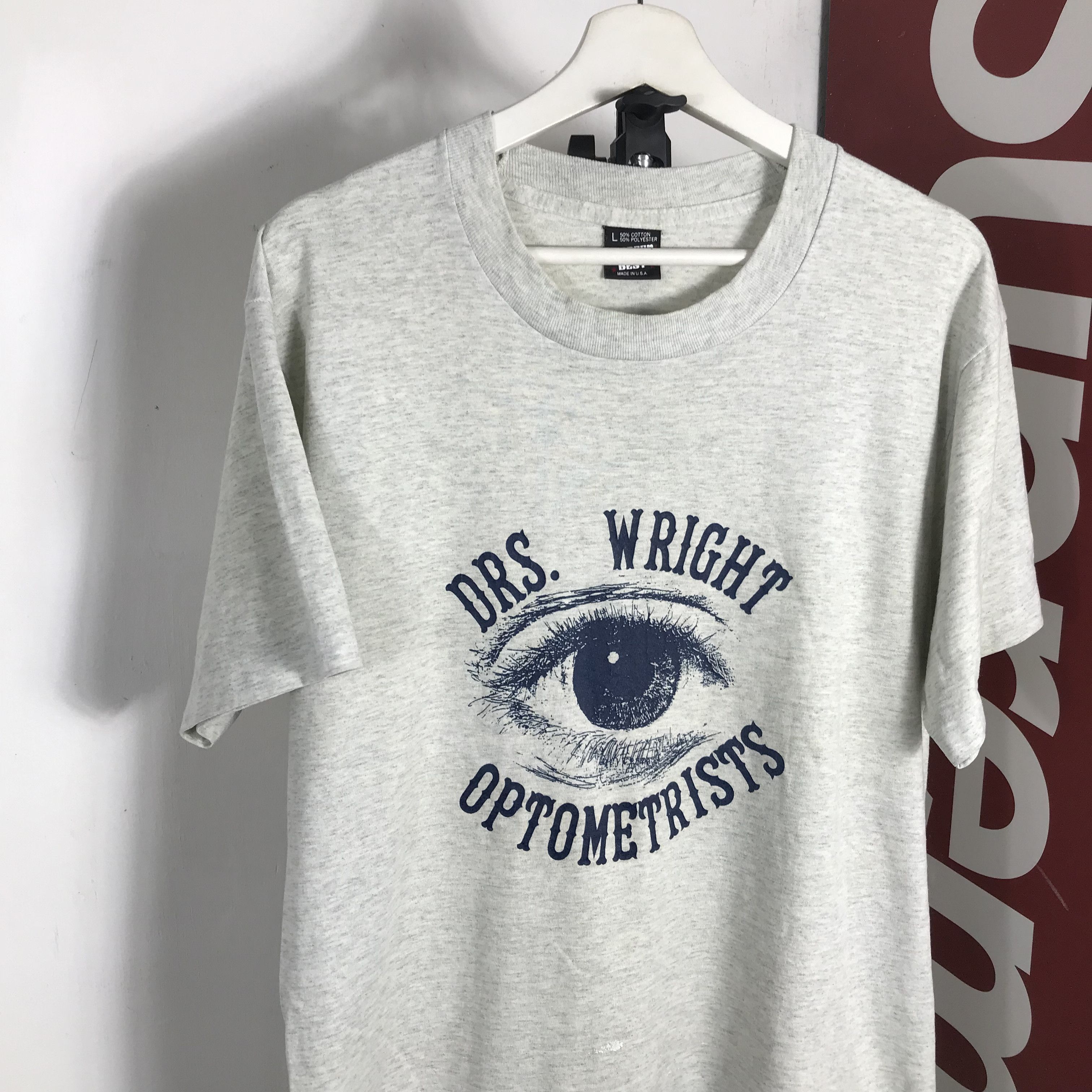 Vintage vintage 90s D wright Tears Of Glass art shirt Size US L / EU 52-54 / 3 - 3 Thumbnail