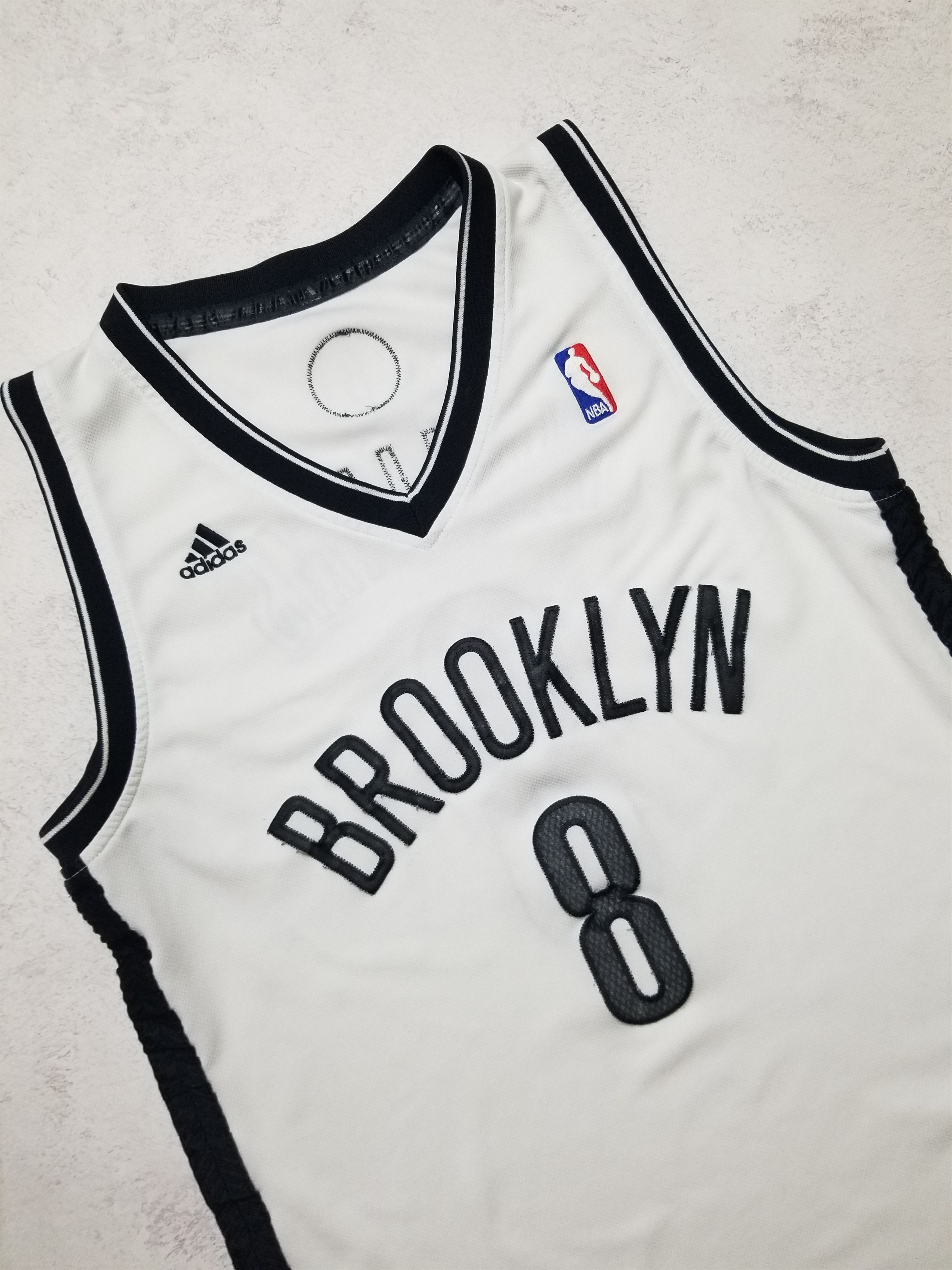 Adidas Brooklyn Nets Deron Williams #8 Basketball Stitched Jersey Size US S / EU 44-46 / 1 - 9 Thumbnail