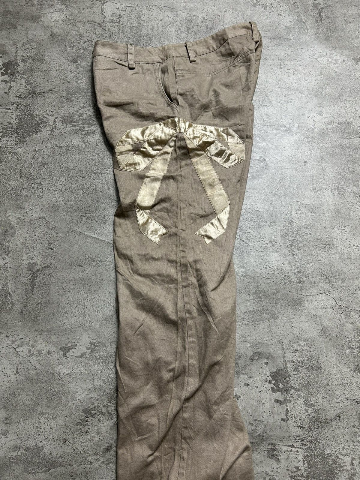 PPFM 2000s PPFM Unique Ribbon Motif Pants Size US 26 / EU 42 - 2 Thumbnail