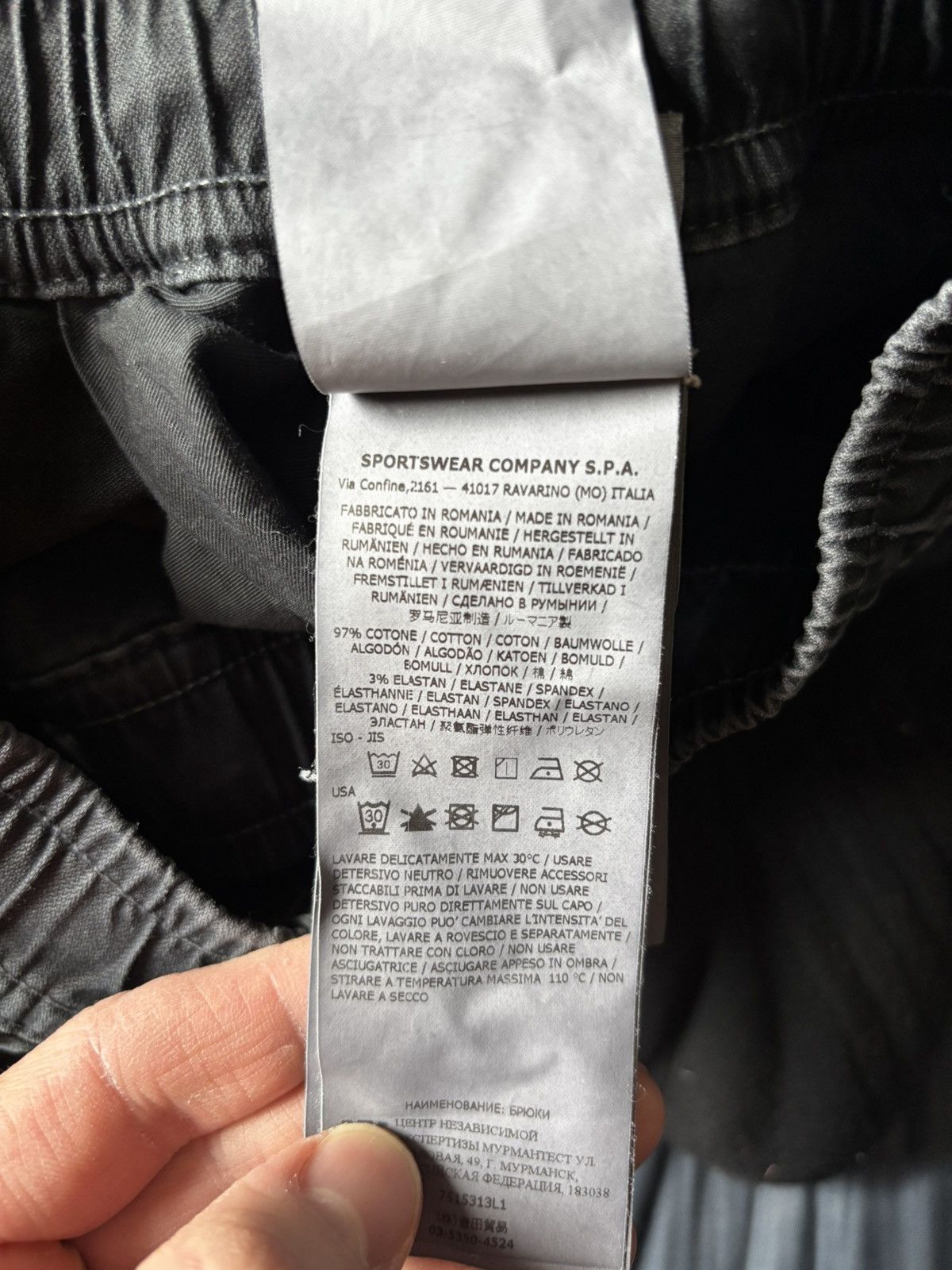 Stone Island Stone Island Charcoal Cargo Trousers Size US 34 / EU 50 - 8 Thumbnail