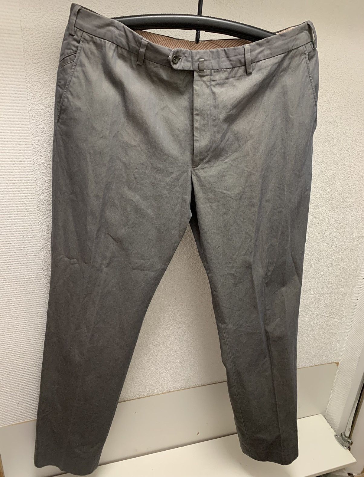 image of Loro Piana Loro Piano Pants 56 Size / Size 36 Size in Grey, Men's