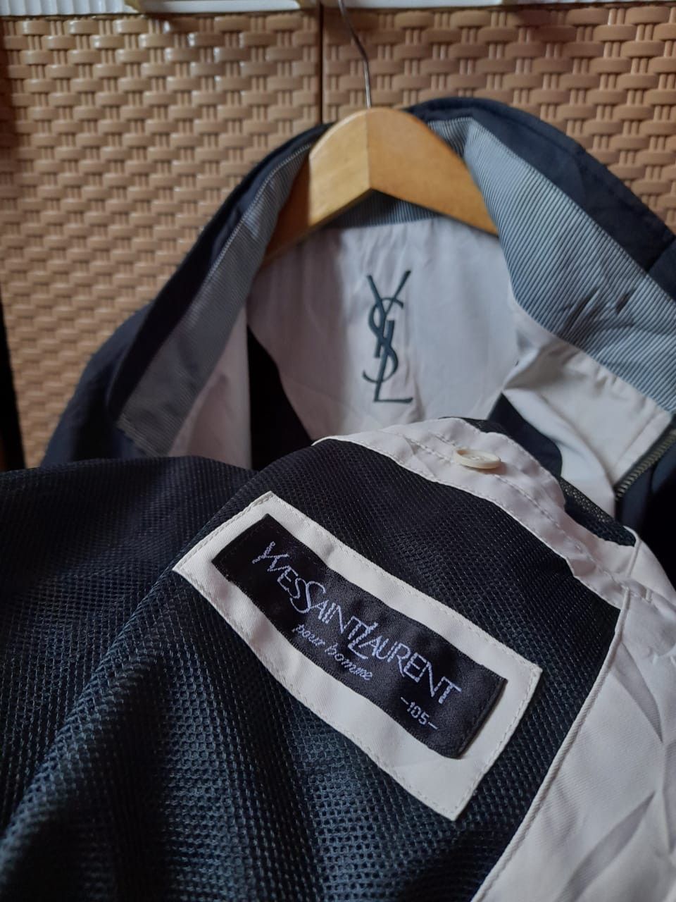 Vintage 💥Big Logo 💥Vintage Yves Saint Laurent x Ysl Jacket Size US L / EU 52-54 / 3 - 7 Thumbnail