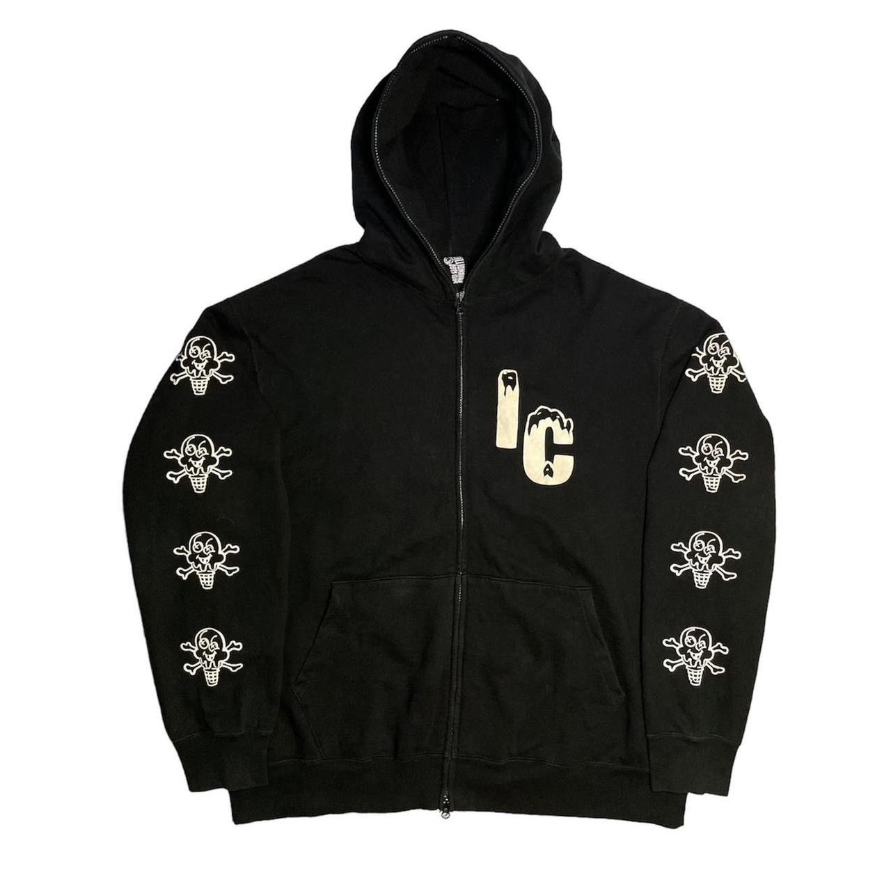 image of Billionaire Boys Club x Icecream Ice Cream Full Zip Hoodie in Black, Men's (Size 2XL)