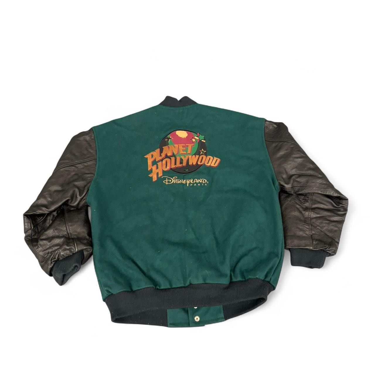 Planet Hollywood 90s Disney Planet Hollywood Paris Varsitywool leather jacket Size US M / EU 48-50 / 2 - 1 Thumbnail