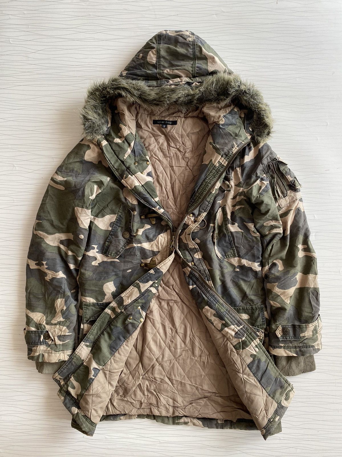 Japanese Brand Upper Freak military parka jackets Size US M / EU 48-50 / 2 - 10 Thumbnail