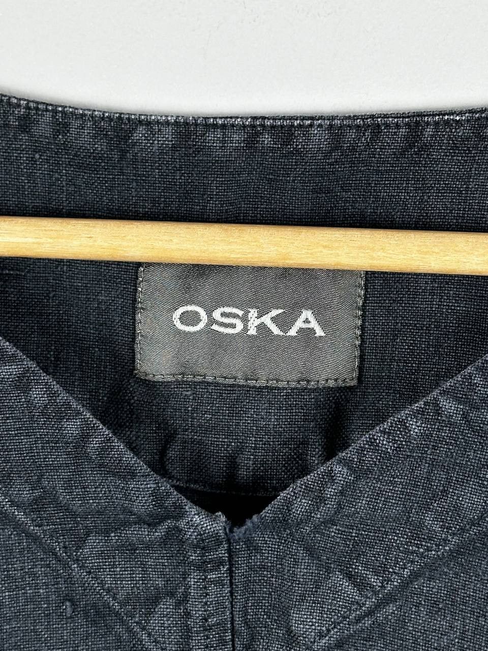 OSKA Oska Linen Garment Dyed Asymmetric Blouse Size S / US 4 / IT 40 - 5 Thumbnail