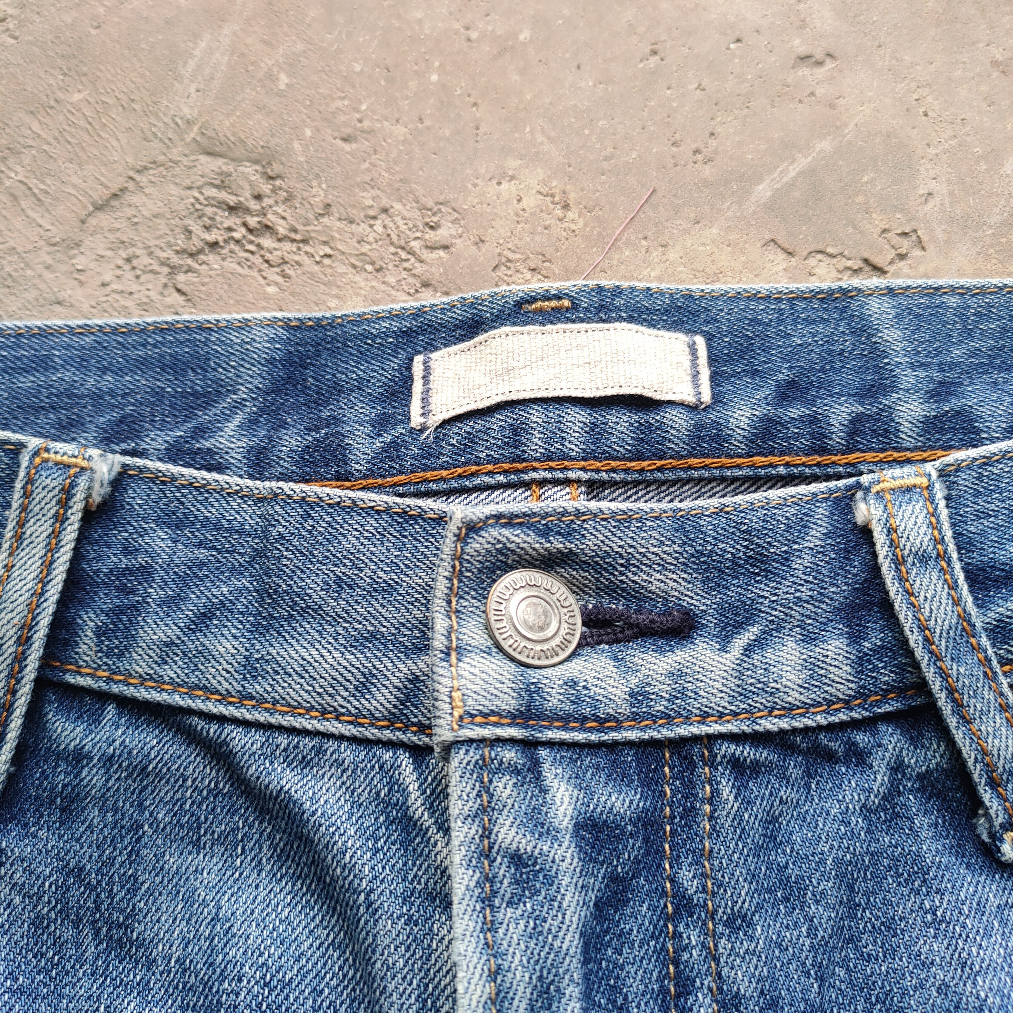 Japanese Brand × Vintage VINTAGE JAPANESE FADED DISTRESSED JEAN DENIM PANTS Size US 32 / EU 48 - 5 Thumbnail