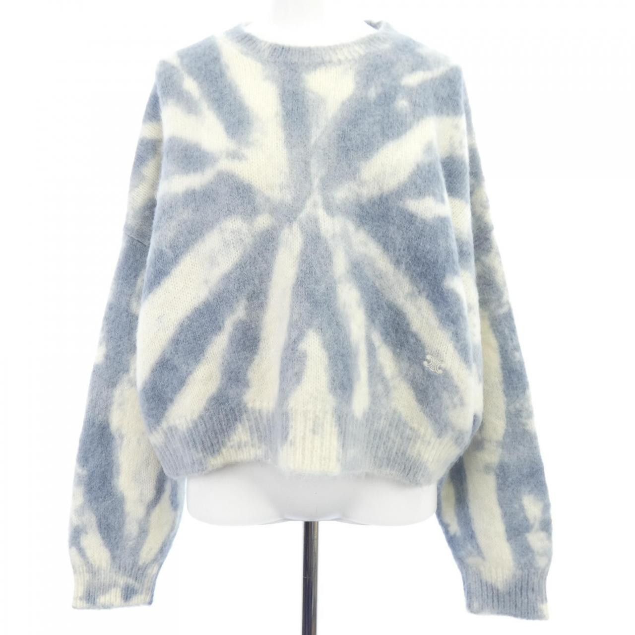 Celine Celine CELINE Triomphe Tie-dye Knit Textile Tops 2AE5O800X DUTY FREE for USA Size ONE SIZE - 1 Thumbnail