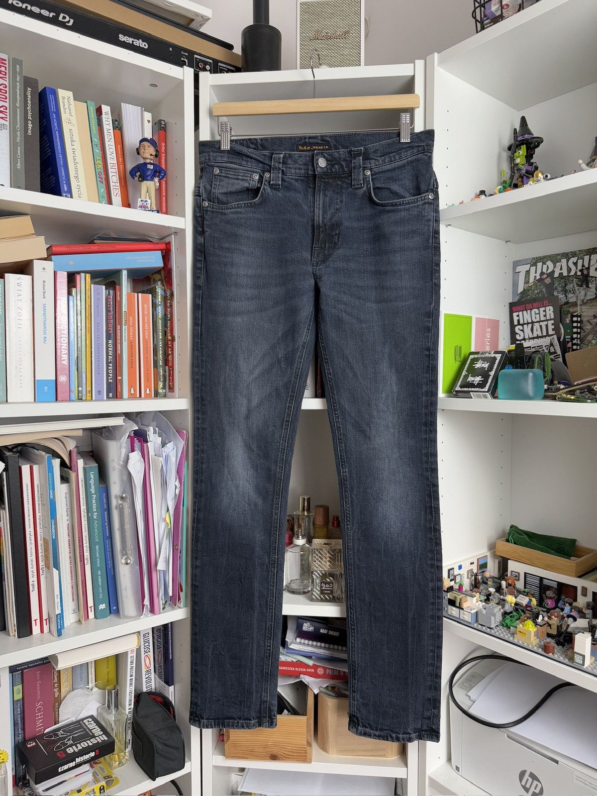 Designer × Nudie Jeans Nudie Jeans skinny fit denim pants 31x32 designer casual y2k Size US 31 - 1 Thumbnail