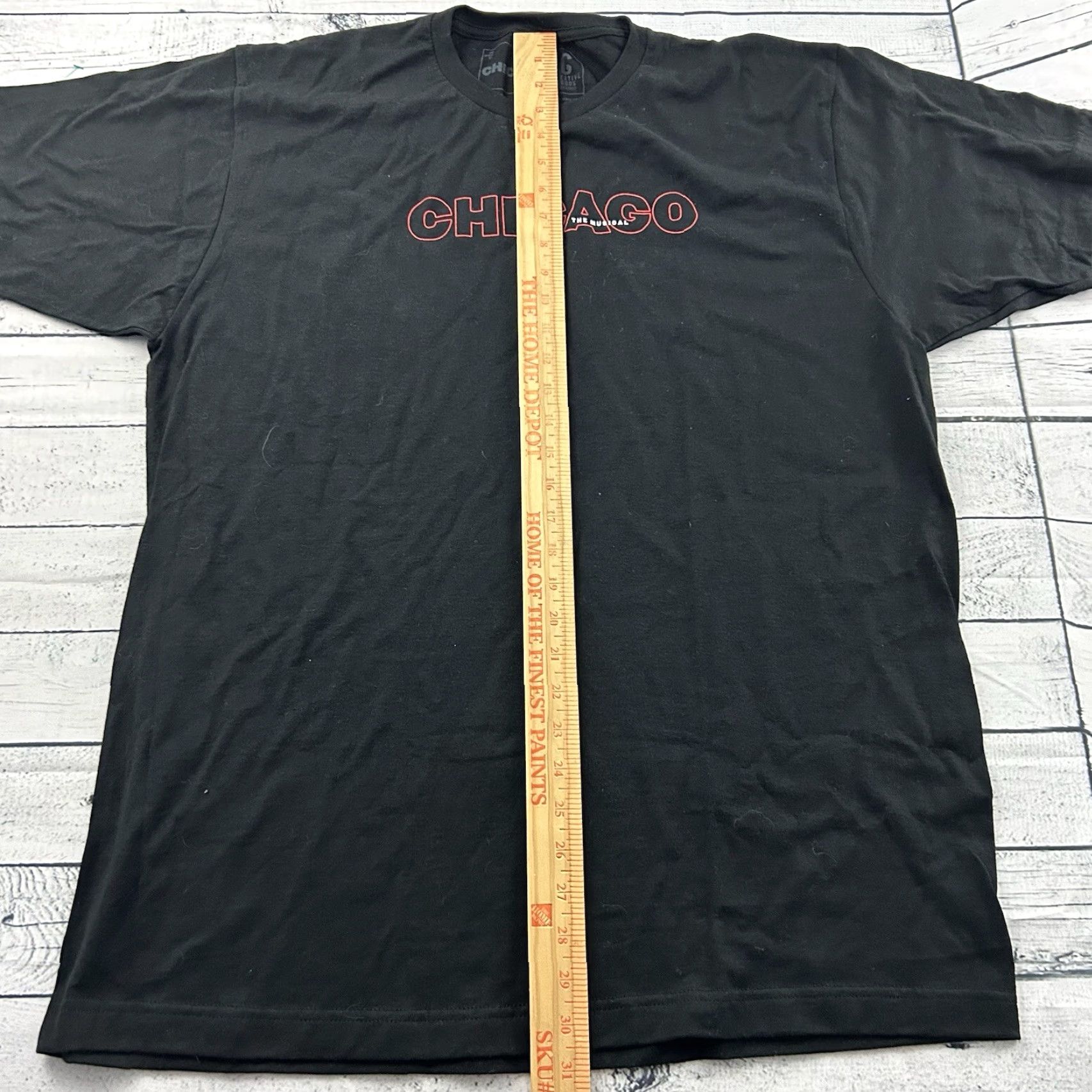 Vintage Chicago The Musical Short Sleeve T Shirt Men's XL Black Size US XL / EU 56 / 4 - 3 Thumbnail