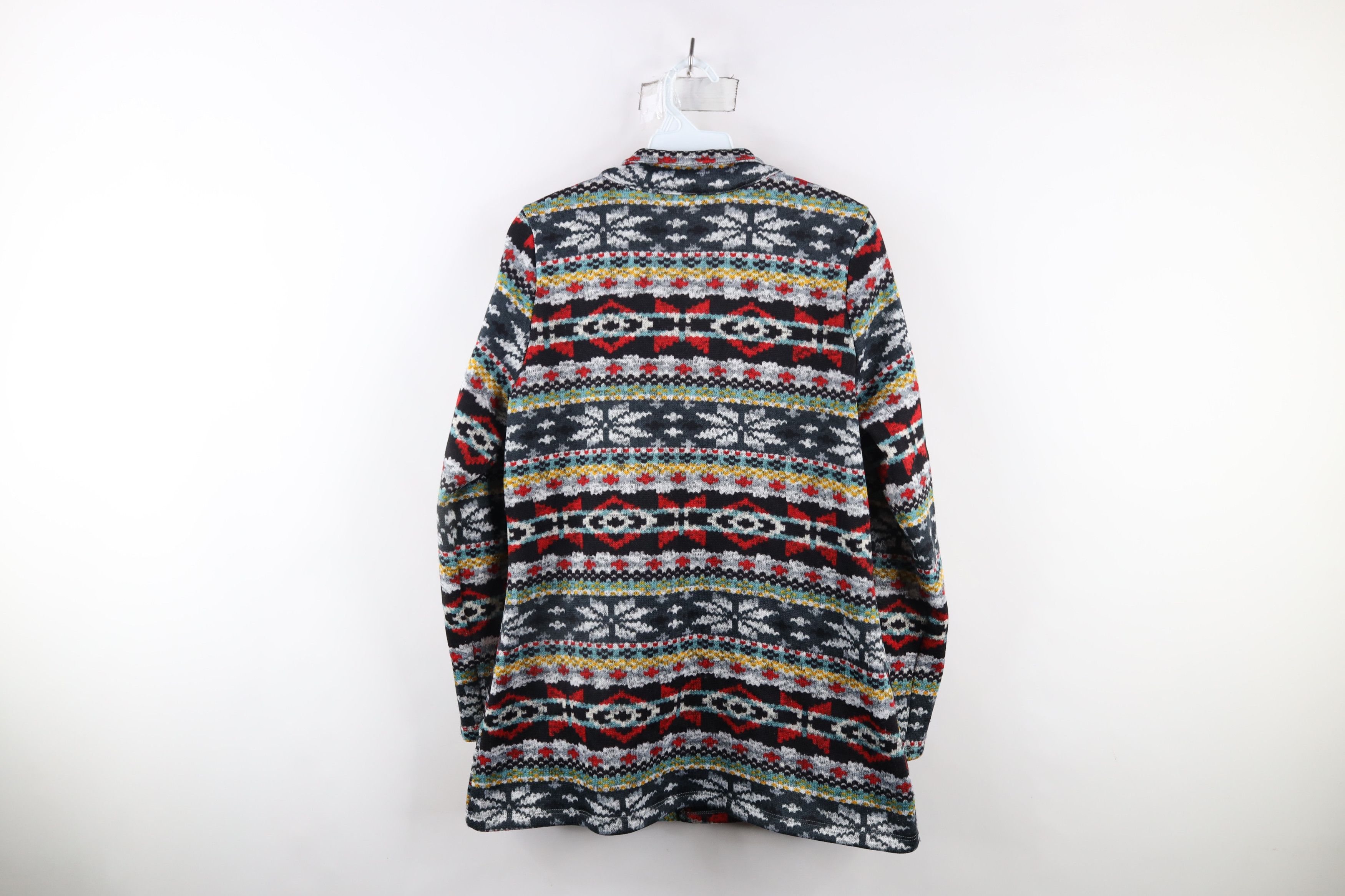 Vintage Vintage 90s Streetwear Knit Toggle Button Cardigan Sweater Size L / US 10 / IT 46 - 9 Thumbnail