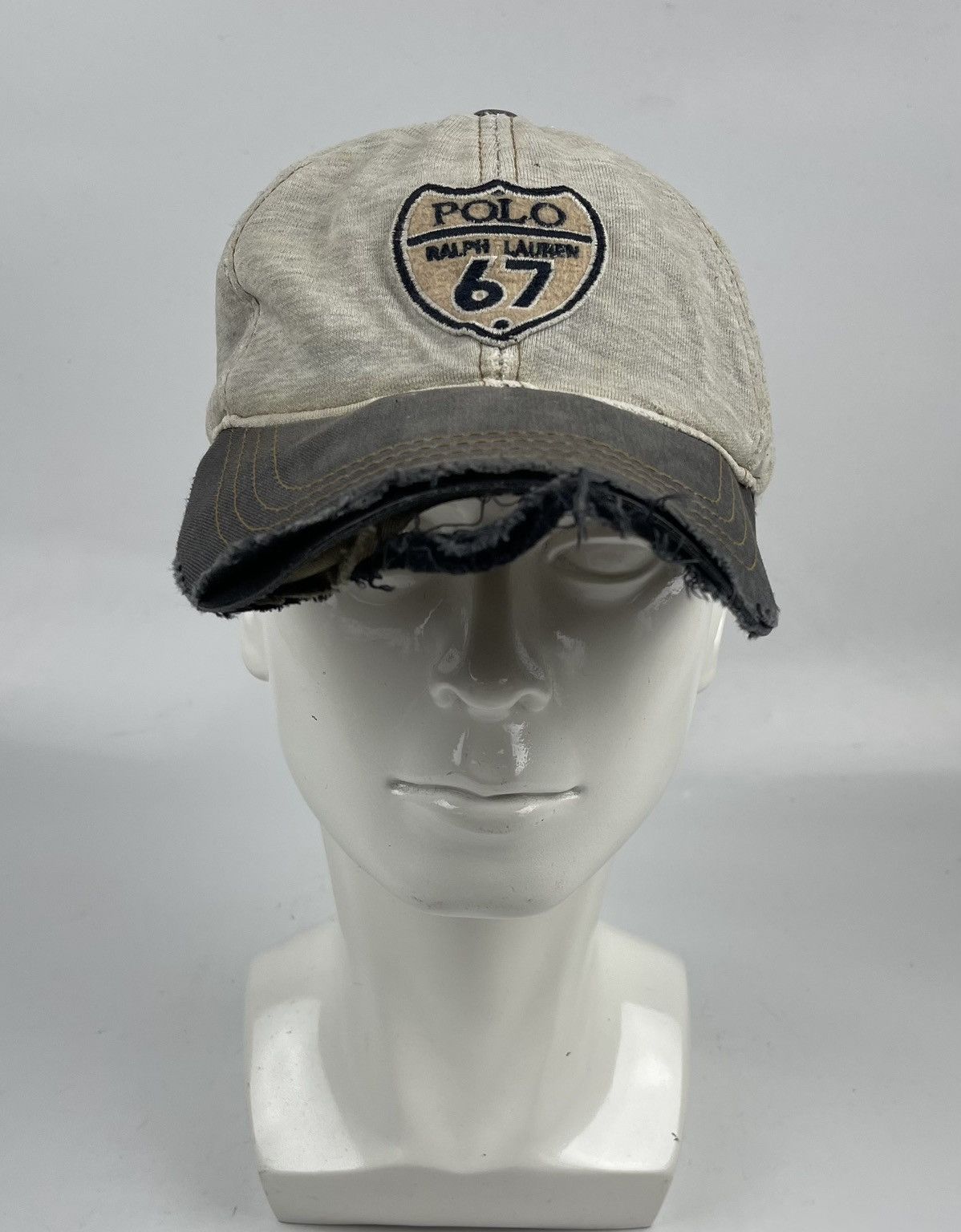 Polo Ralph Lauren × Ralph Lauren × Vintage distressed vintage polo sport ralph lauren hat cap tc28 Size ONE SIZE - 2 Thumbnail