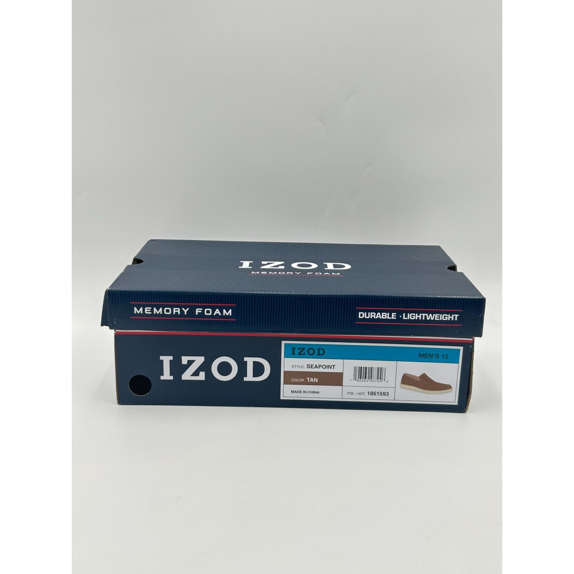 Izod IZOD Seapoint Slip On Loafers Men’s 12 Tan Casual Comfort Me Size US 12 / EU 45 - 8 Thumbnail