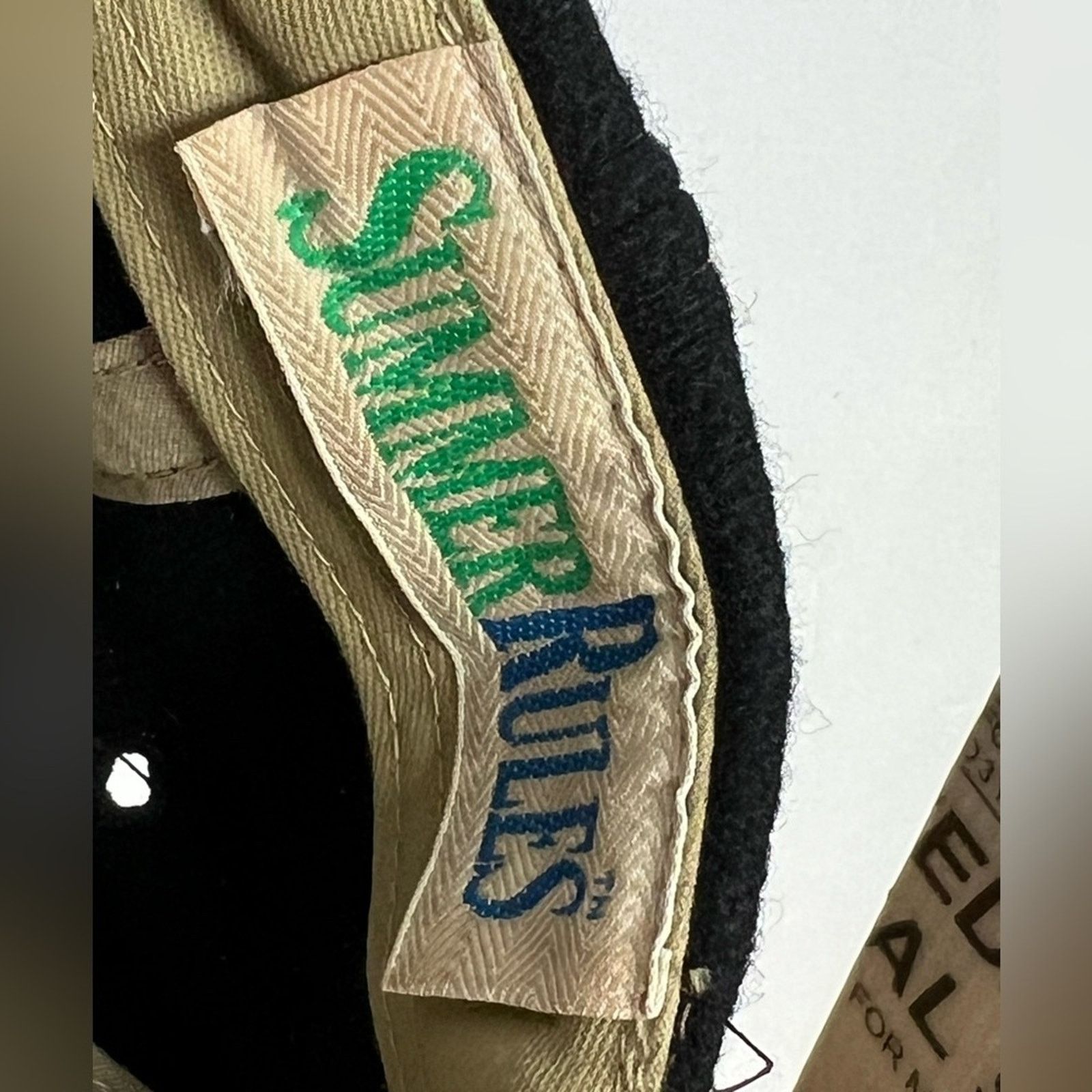 Vintage VINTAGE Fiddlers Elbow Wool Leather Hat Strap Back Golf Size ONE SIZE - 6 Thumbnail