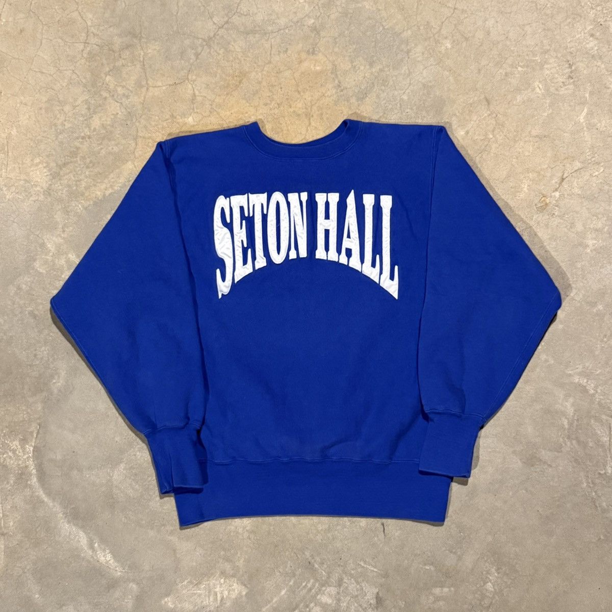 Champion 1990s Champion Reverse Weave Seton Hall University Crewneck Size US L / EU 52-54 / 3 - 1 Thumbnail