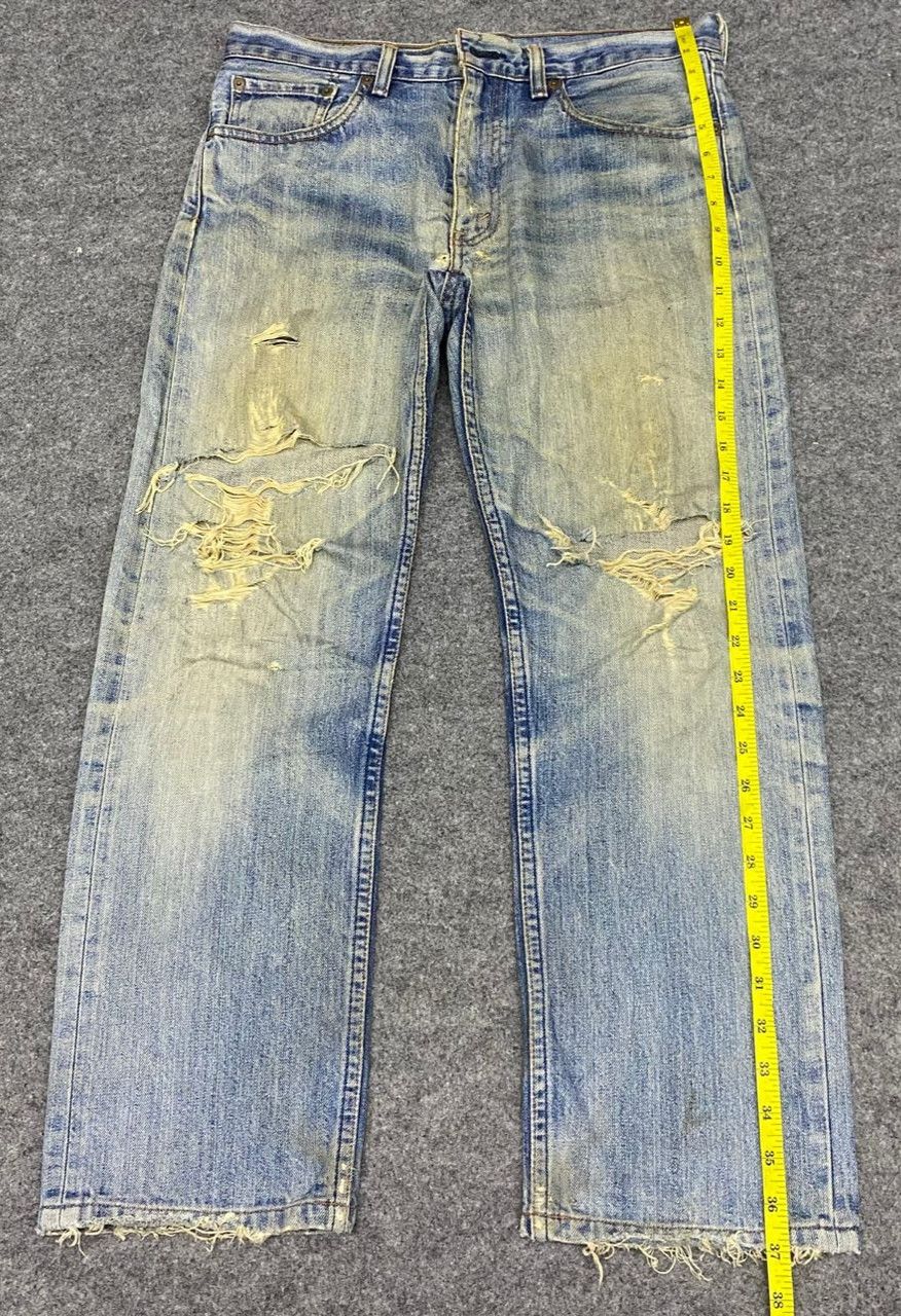 Levi's Vintage Levis 505 Distressed Denim Jeans Size US 33 - 3 Thumbnail