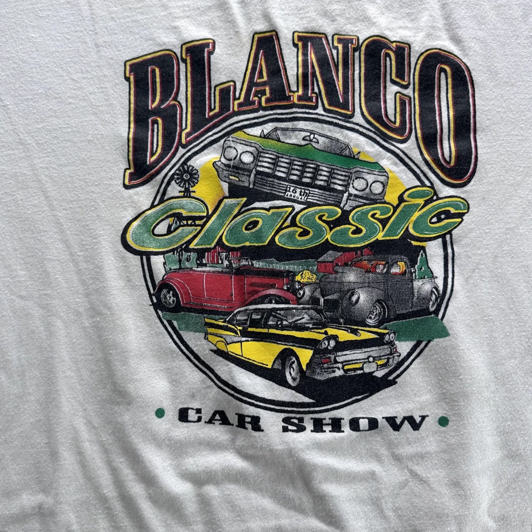 Hanes VINTAGE Hanes White Classic Car Show Shirt Mens XL White Graphic 2004 Event Tee Size US XL / EU 56 / 4 - 2 Thumbnail
