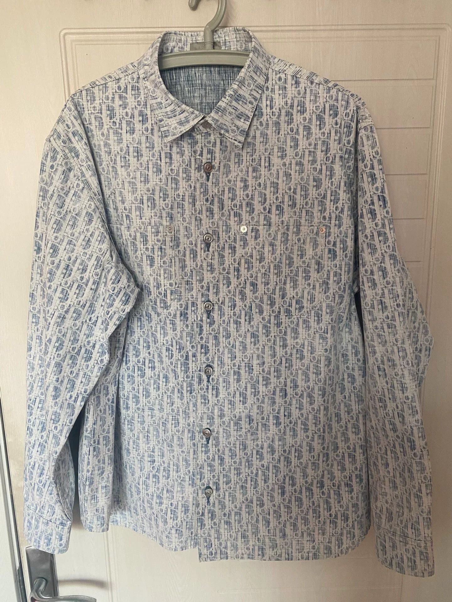 Dior Dior All-over Print Shirt Size 42 Size US L / EU 52-54 / 3 - 1 Thumbnail
