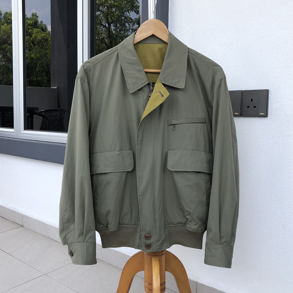 Christian Dior Monsieur Vintage Christian Dior Monsieur Reversible Bomber Jacket Size US S / EU 44-46 / 1 - 15 Thumbnail