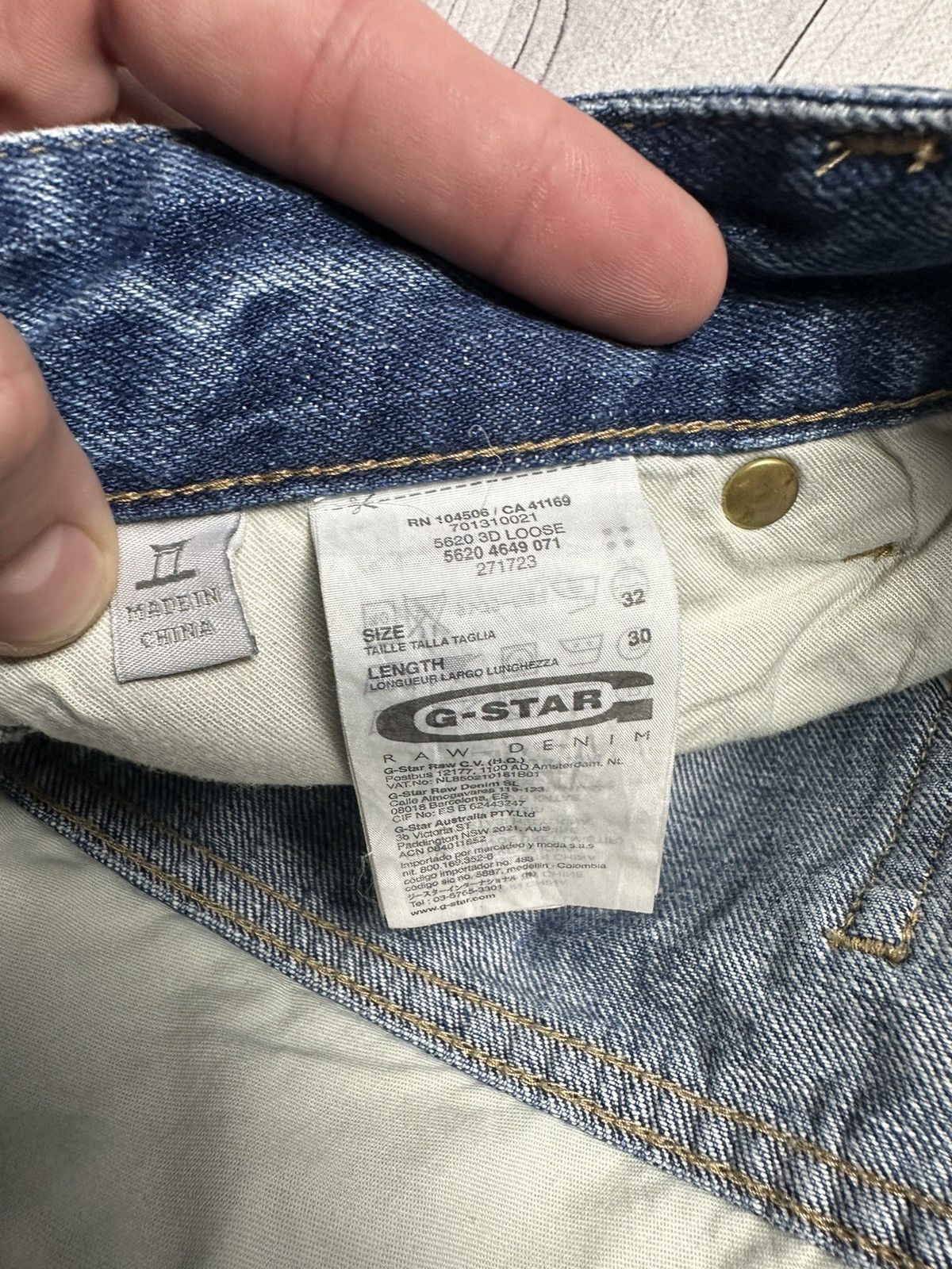 G-Star × Vintage Vintage G Star Raw jeans denim pants size 32/30 Size US 32 / EU 48 - 6 Thumbnail