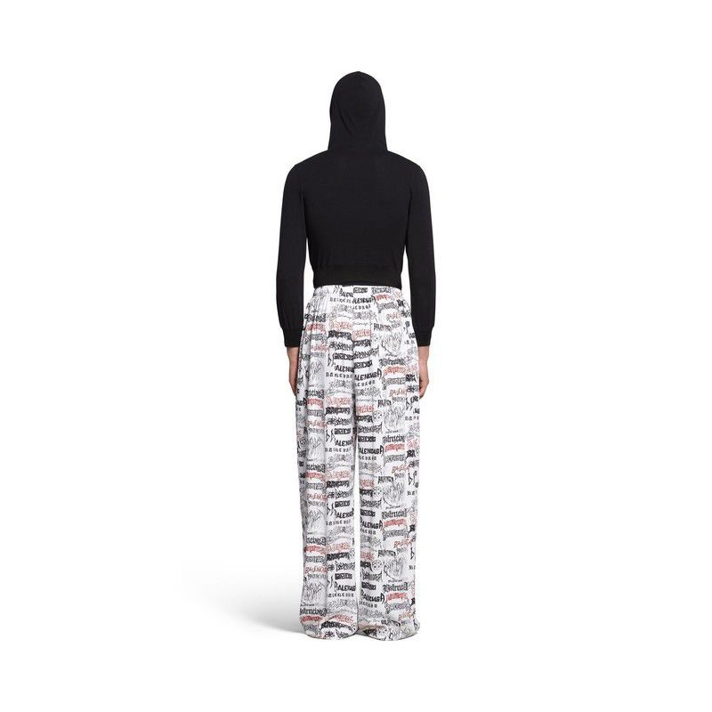 Balenciaga o1tr1nto0725 DIY Metal Allover Pyjama Pants in White Size US 36 / EU 52 - 5 Thumbnail