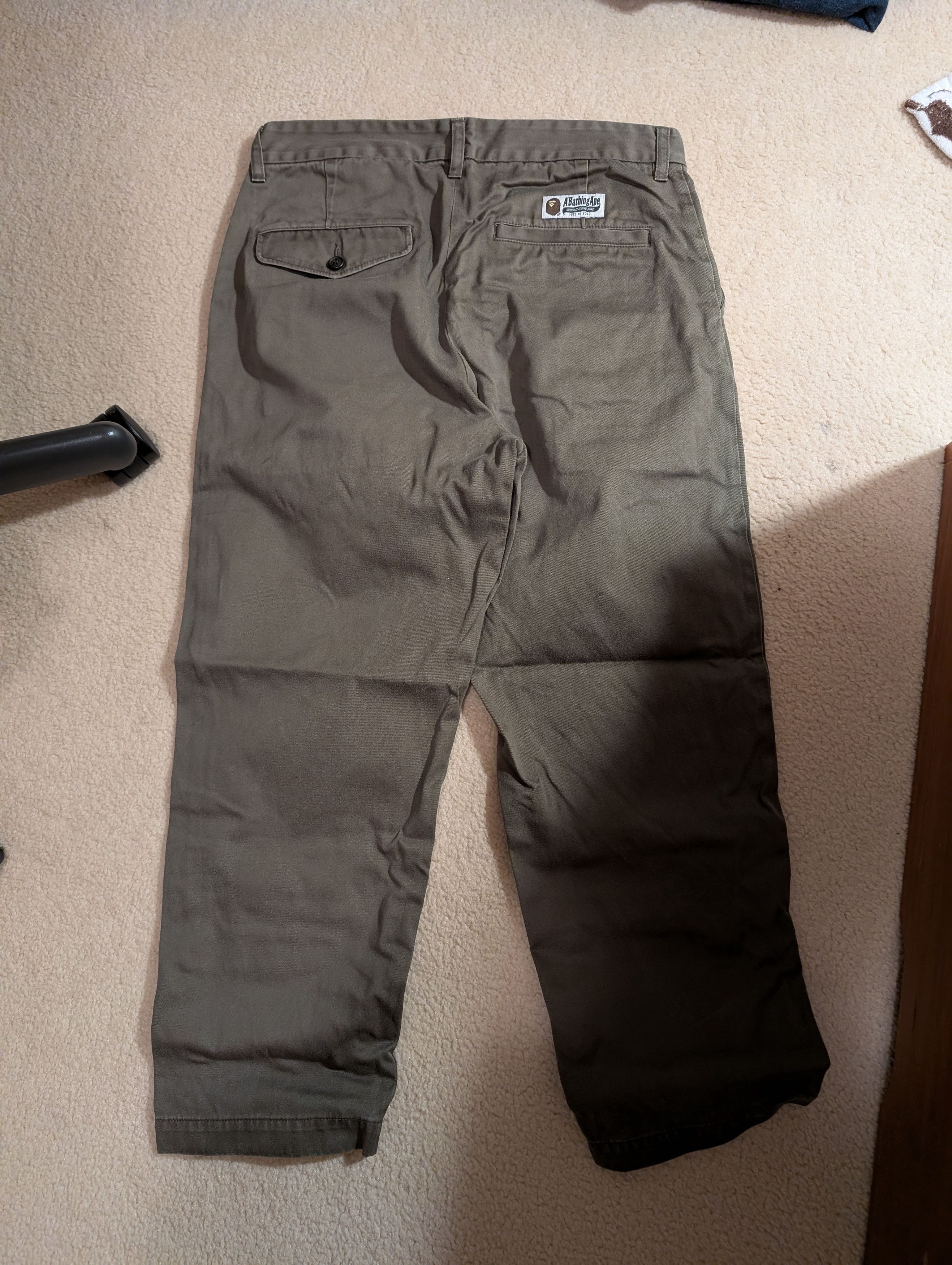 Bape BAPE Cropped Pleated Trouser Size US 30 / EU 46 - 2 Thumbnail