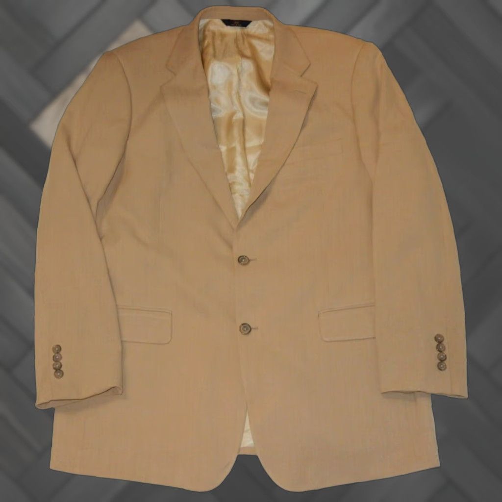 Brooks Brothers Brooks Brothers Men's 100% Silk Sport Coat Blazer Jacket Size 44L 44T Size 44R - 1 Thumbnail