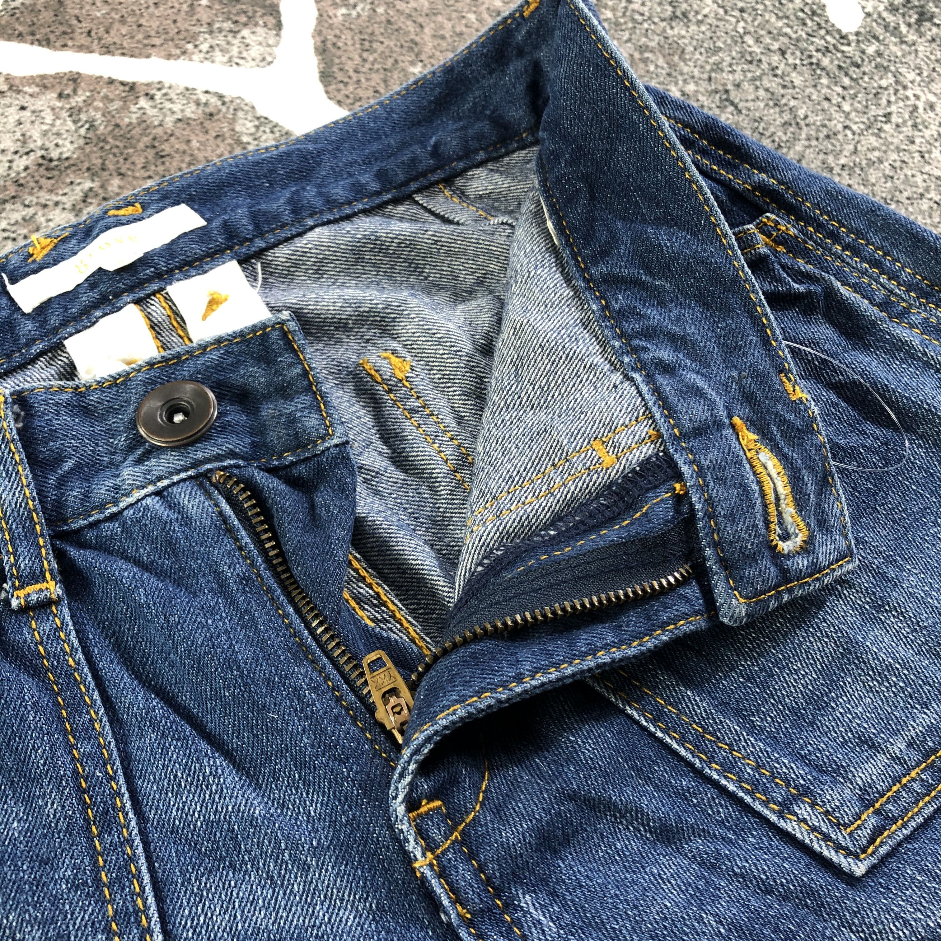 Japanese Brand Grove Blue Flared Jeans KJ2134 Size US 28 / EU 44 - 6 Thumbnail