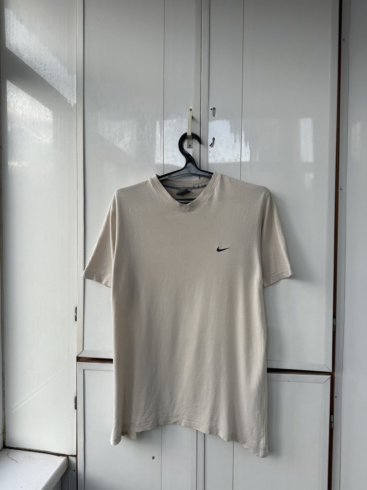 Nike Vintage Beige Nike T-shirt Logo Size US M / EU 48-50 / 2 - 2 Thumbnail