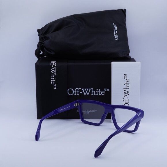 Off-White Off-White OERJ07H STYLE 7H 4500 Eyeglasses Blue Square 55mm Size ONE SIZE - 10 Thumbnail
