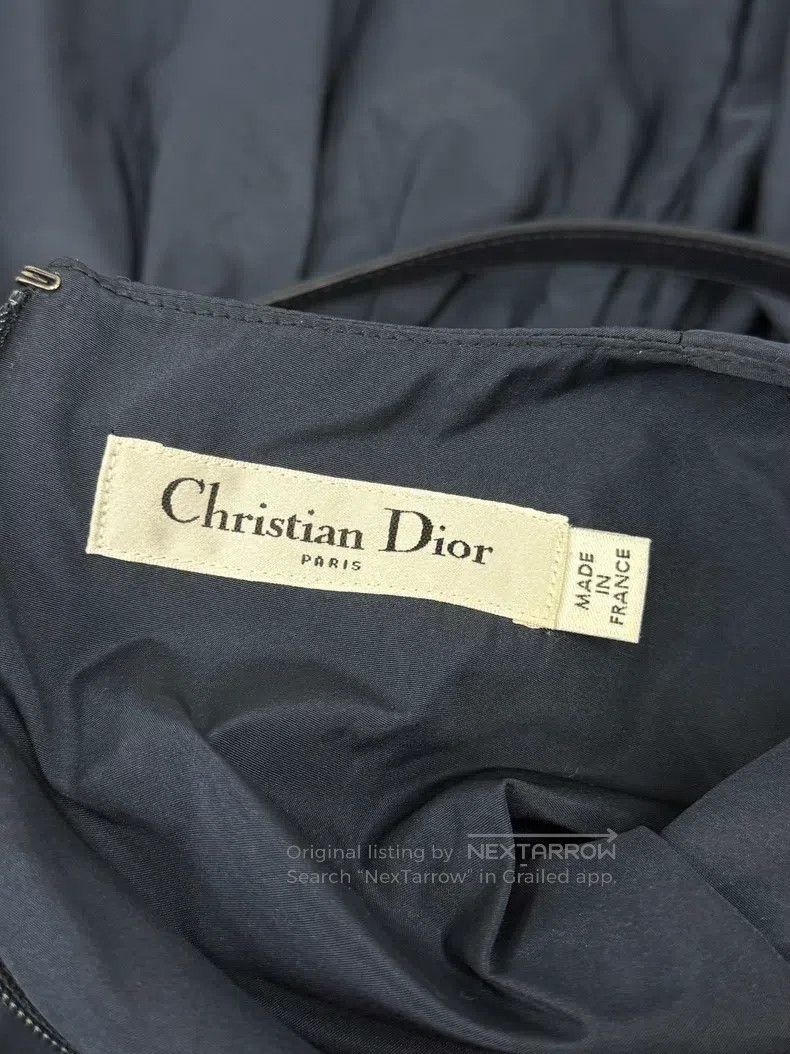 Dior Dior Blue sleeveless ty-up dress Size XS / US 0-2 / IT 36-38 - 4 Thumbnail