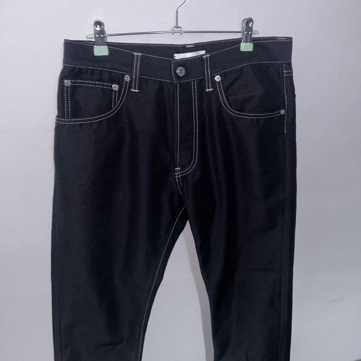 Helmut Lang HELMUT LANG contrast stitch black jeans size 32 Size US 32 / EU 48 - 2 Thumbnail