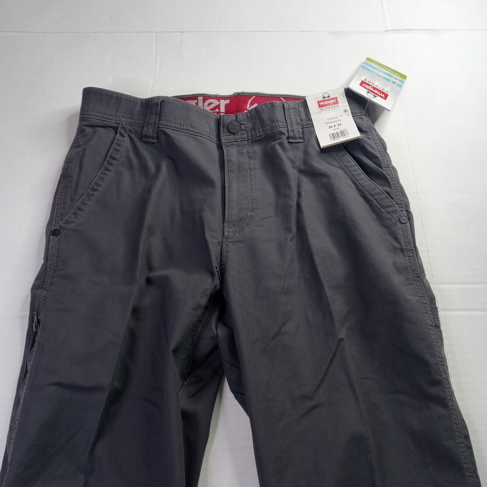 Wrangler Wrangler Outdoor Utility Pants Mens 30x32 Gray Straight Fit Size US 30 / EU 46 - 3 Thumbnail