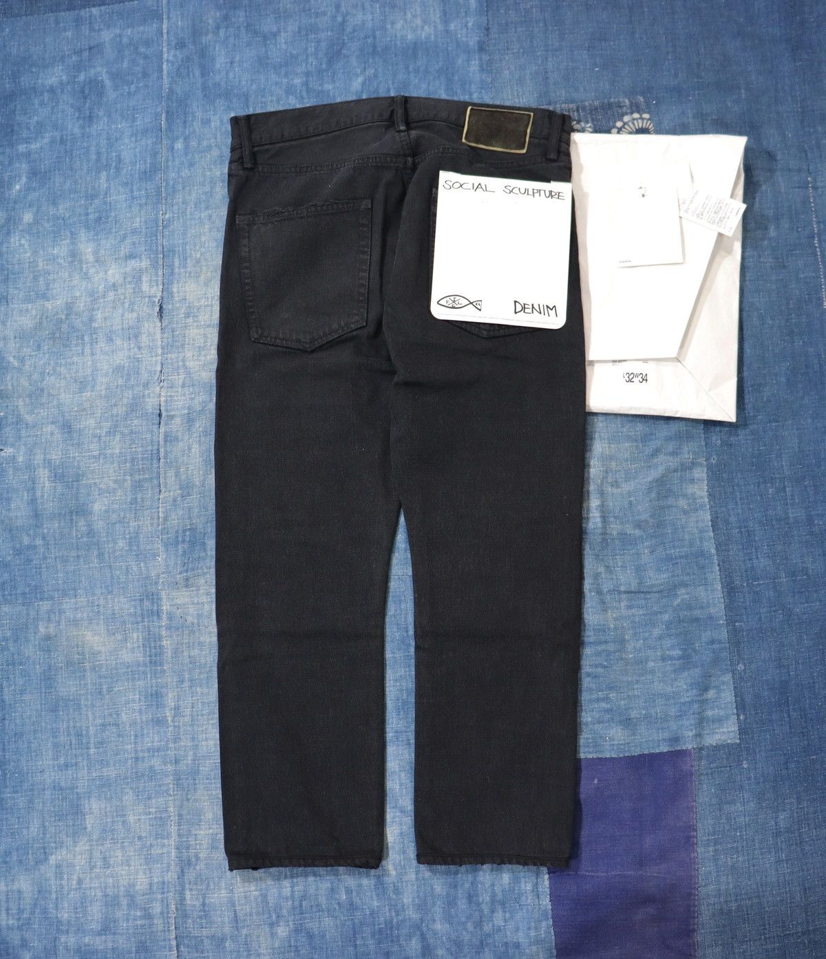 Visvim VISVIM 20SS SOCIAL SCULPTURE 12 BLK DMGD-17 12D17 Denim 