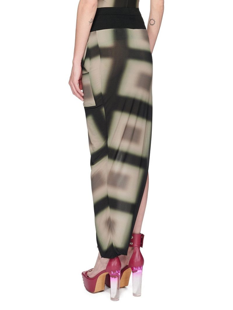 Rick Owens o1y0126 Maxi Skirt in Multicolor Size 27" / US 4 / IT 40 - 3 Thumbnail
