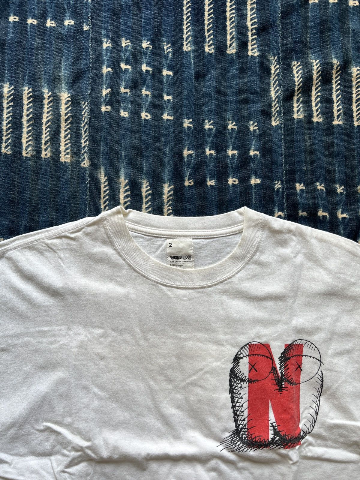 Original Fake Neighborhood X Kaws Original Fake Cross Logo T-shirt 2010ss Size US M / EU 48-50 / 2 - 3 Thumbnail