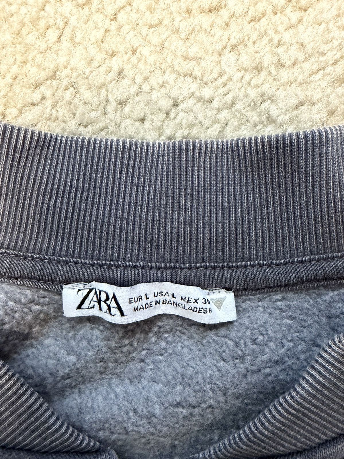 Zara Zara Women’s Cropped Bomber Zip-up Sweatshirt Size L Size L / US 10 / IT 46 - 5 Thumbnail