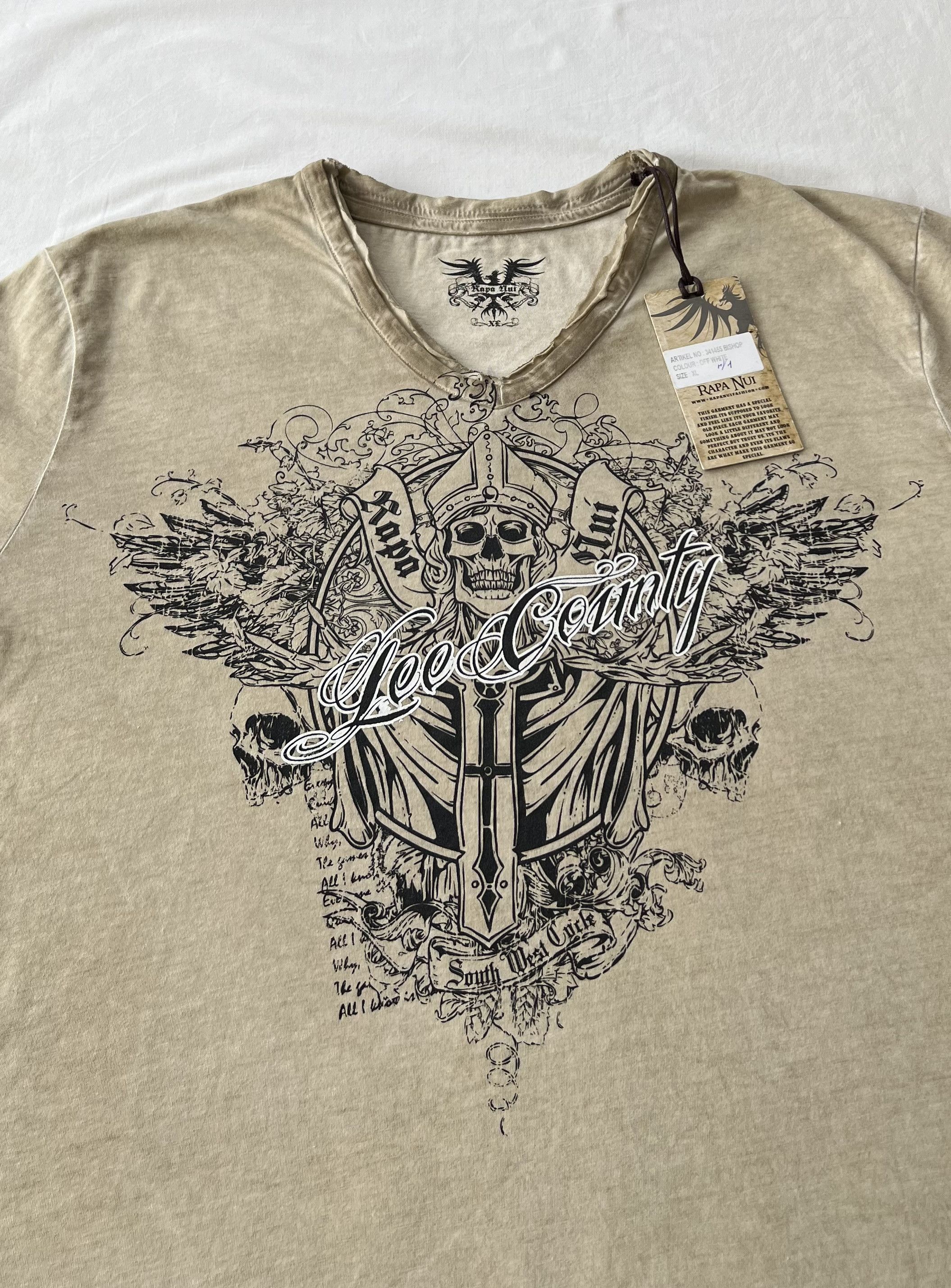 Affliction Affliction Style Rapa Nui Eagle Skull Y2K T-shirt Size US XL / EU 56 / 4 - 3 Thumbnail
