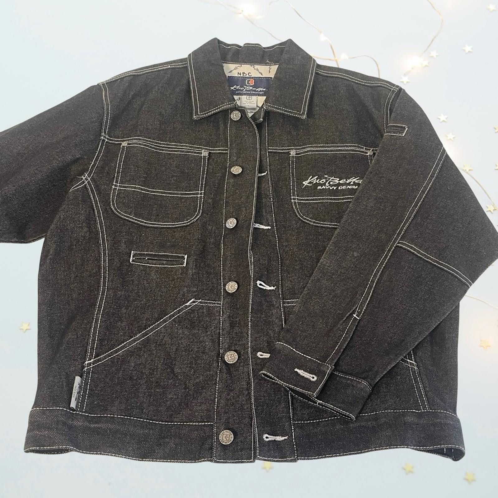 Other Kno Betta Lion Men's Black Denim Jacket in size L - NWOT Size US L / EU 52-54 / 3 - 3 Thumbnail