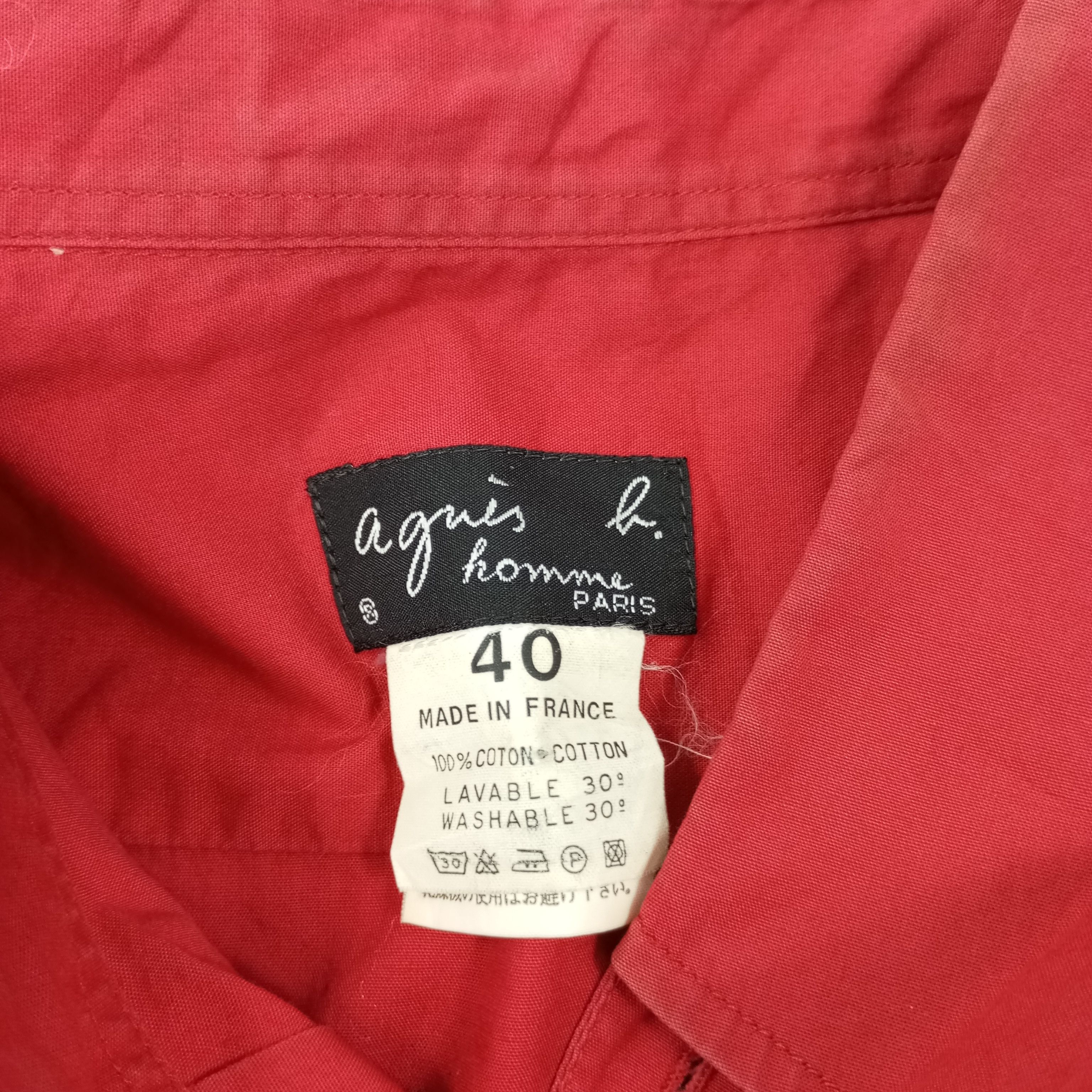 Designer × Vintage × agnes b. Agnes B Homme Paris Casual Shirt C219N57 Size US L / EU 52-54 / 3 - 5 Thumbnail