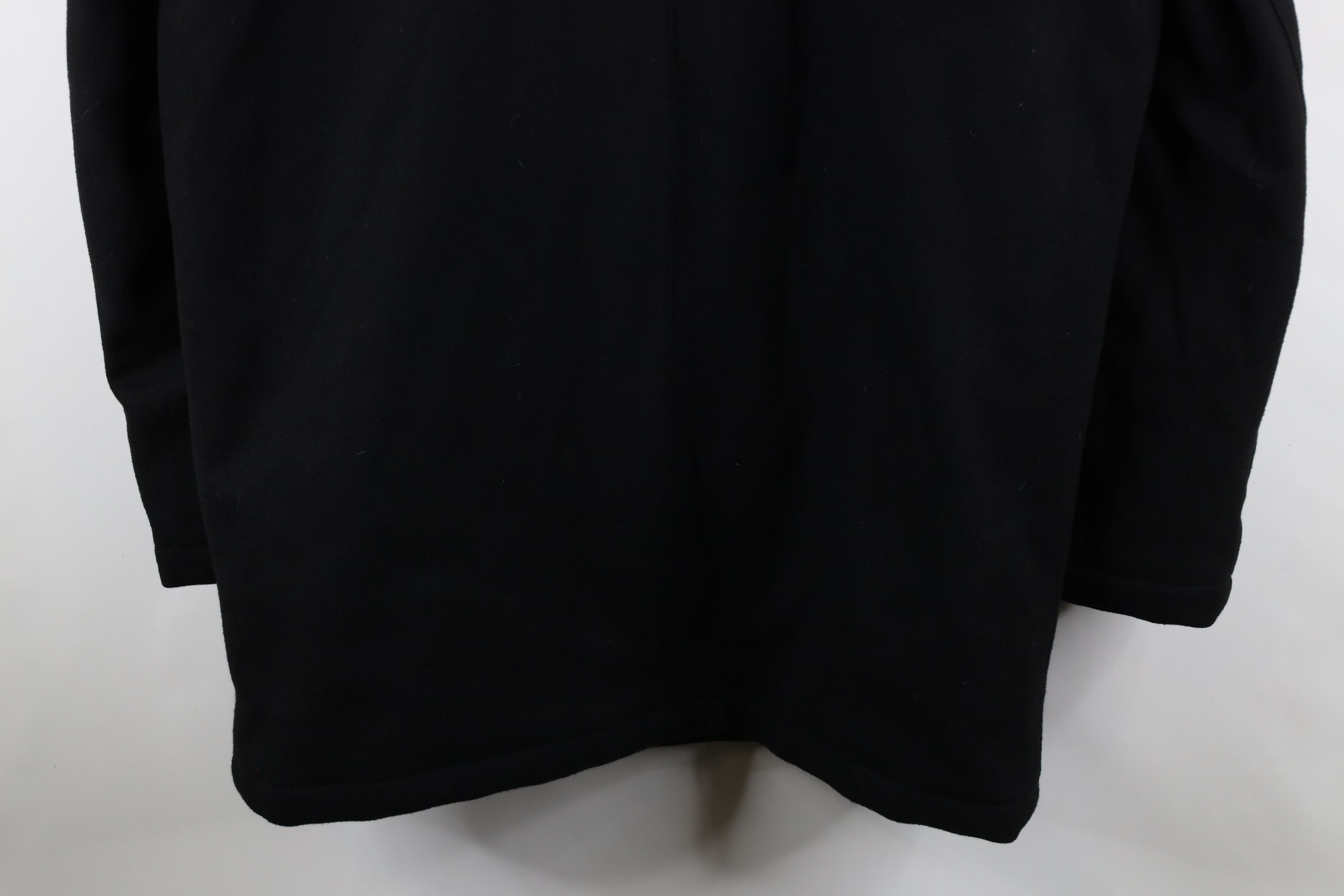 Johnston & Murphy × Vintage Johnston & Murphy Wool Cashmere Button Car Coat Jacket Black Size US L / EU 52-54 / 3 - 18 Thumbnail
