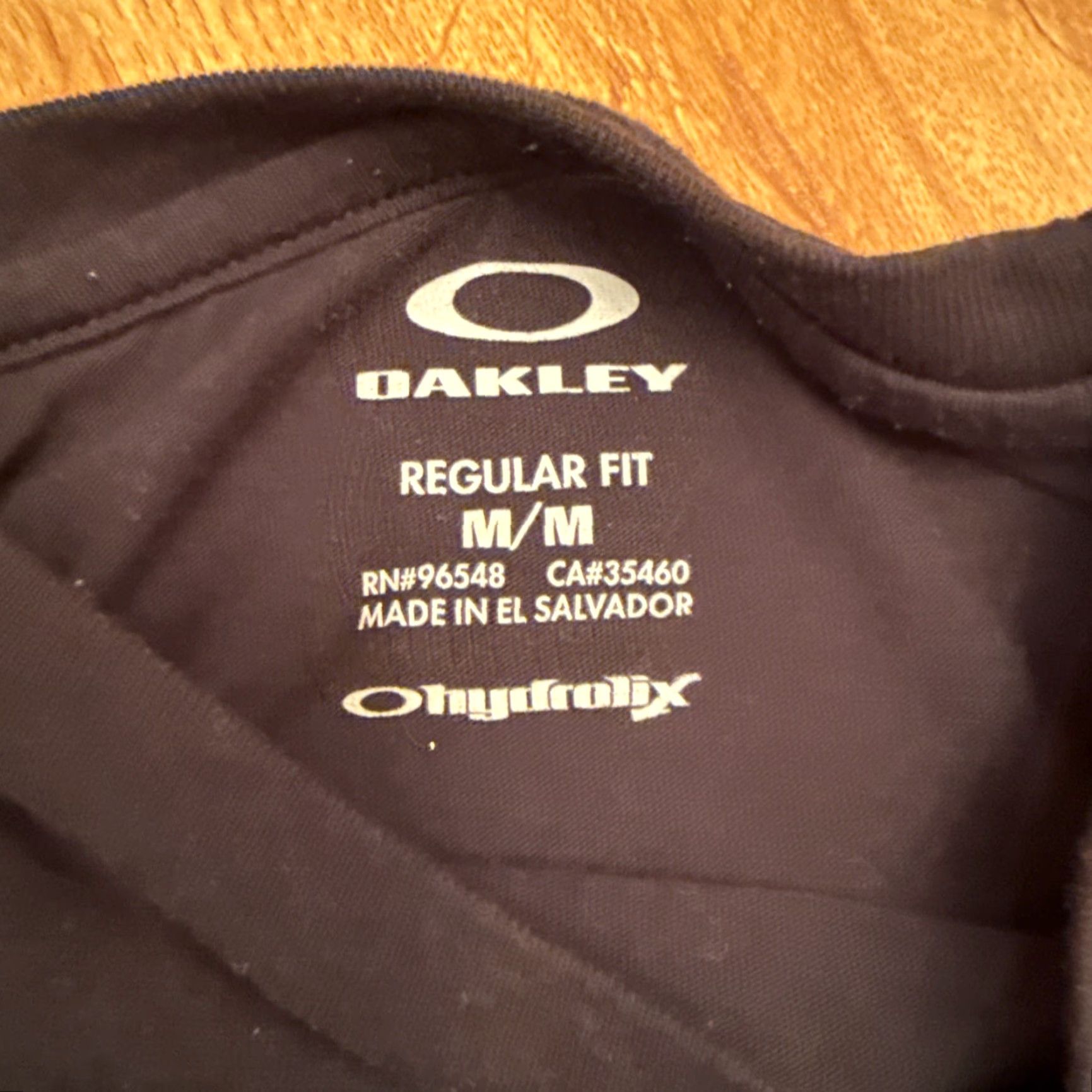Oakley Oakley Ohydrolix Tee Shirt Regular Short Sleeve Black Graphic Mens Medium T-Shirt Oakley Ohydrolix Size US M / EU 48-50 / 2 - 4 Thumbnail