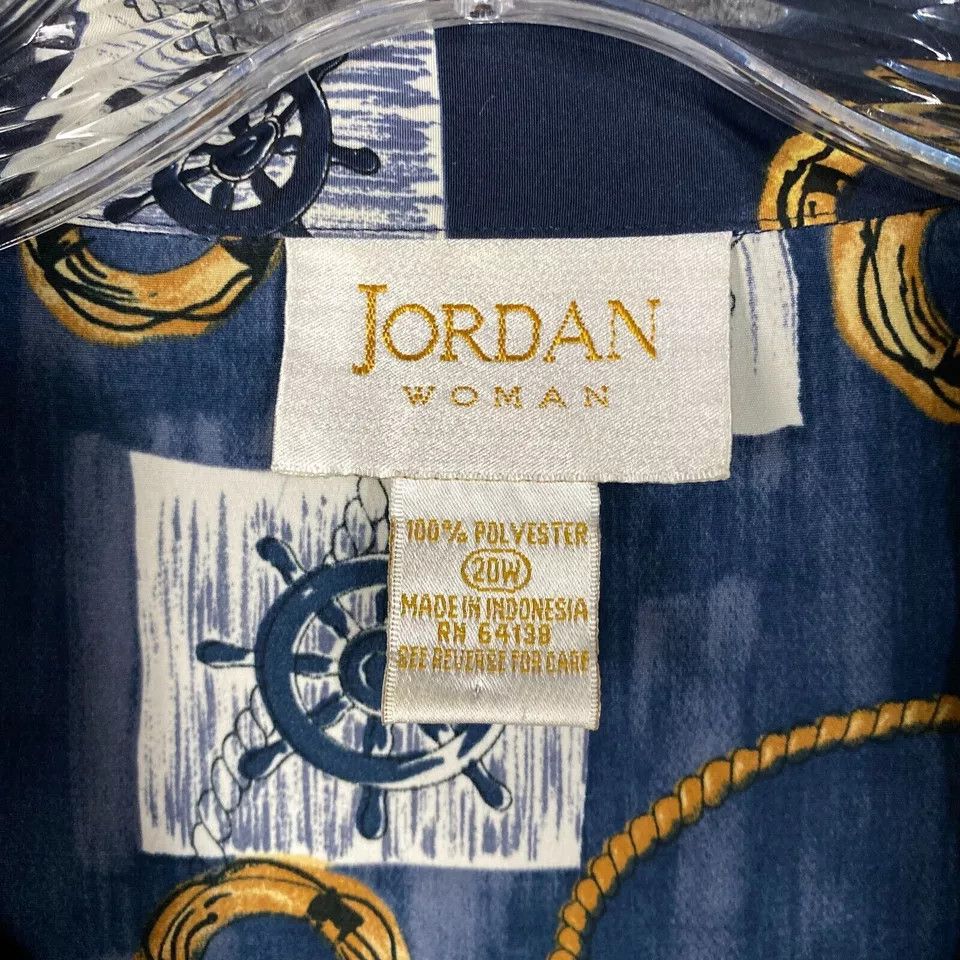 Jordan Brand Jordan Button Up Shirt Women's Size 20W Short Sleeve Size 3XL / US 20-22 - 4 Thumbnail