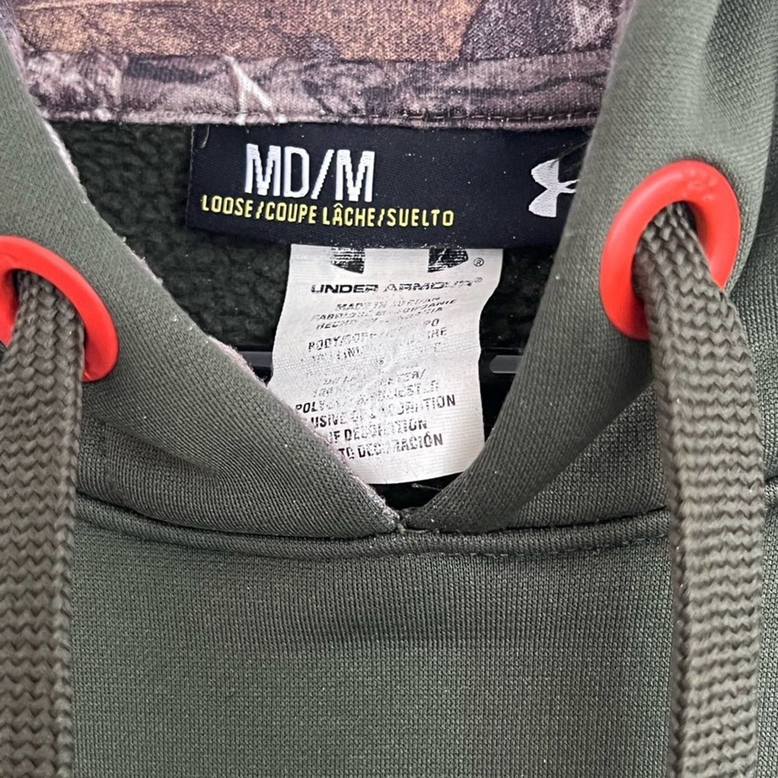 Under Armour Under Armour Storm Cold Gear Hunting Realtree Hoodie Green Size US M / EU 48-50 / 2 - 6 Thumbnail